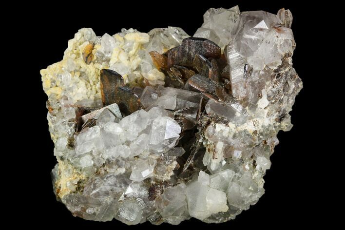 Brookite On Quartz Crystal - Baluchistan, Pakistan #111345